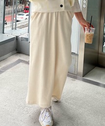 PUAL CE CIN | リブナロースカート(スカート)