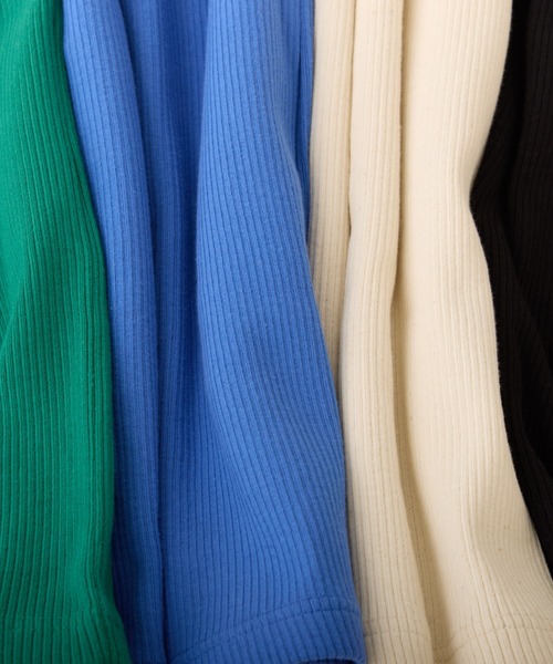 PUAL CE CIN（ピュアルセシン）の「リブナロースカート（スカート・レディース・ブラック/ブルー/ナチュラル/グリーン・FREE）」の20枚目の写真