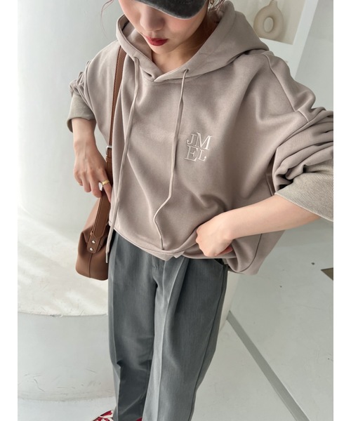 jumelle（ジュメロ）の「オーバーBIGフーディー（パーカー・レディース・ベージュ/グレー・FREE）」の3枚目の写真