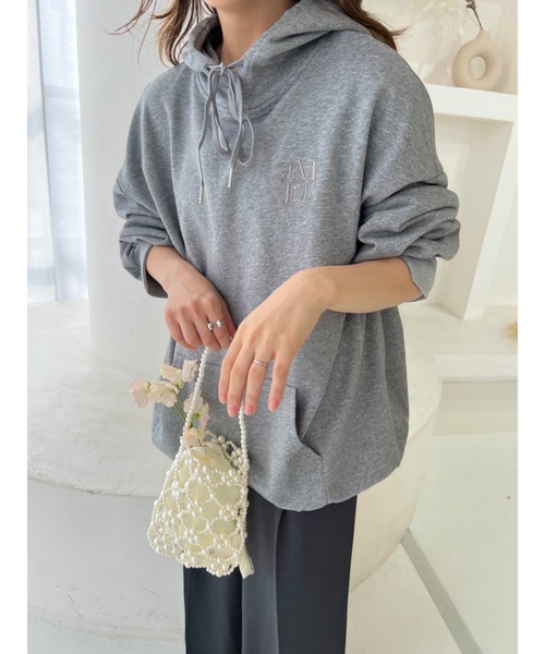 jumelle（ジュメロ）の「オーバーBIGフーディー（パーカー・レディース・ベージュ/グレー・FREE）」の15枚目の写真