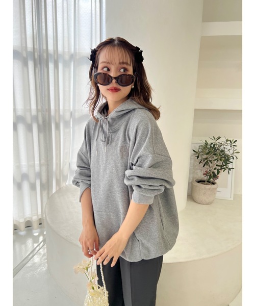 jumelle（ジュメロ）の「オーバーBIGフーディー（パーカー・レディース・ベージュ/グレー・FREE）」の16枚目の写真