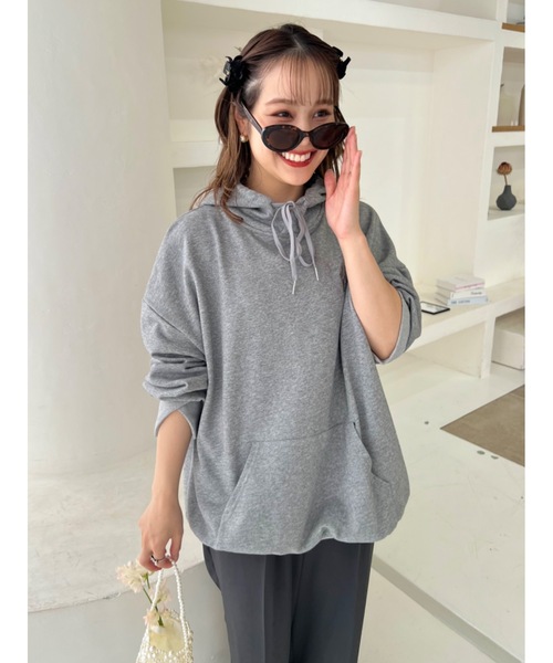 jumelle（ジュメロ）の「オーバーBIGフーディー（パーカー・レディース・ベージュ/グレー・FREE）」の17枚目の写真