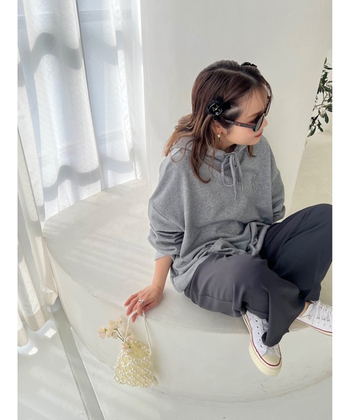 jumelle（ジュメロ）の「オーバーBIGフーディー（パーカー・レディース・ベージュ/グレー・FREE）」の19枚目の写真