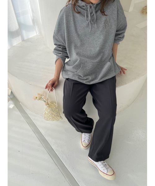 jumelle（ジュメロ）の「オーバーBIGフーディー（パーカー・レディース・ベージュ/グレー・FREE）」の20枚目の写真