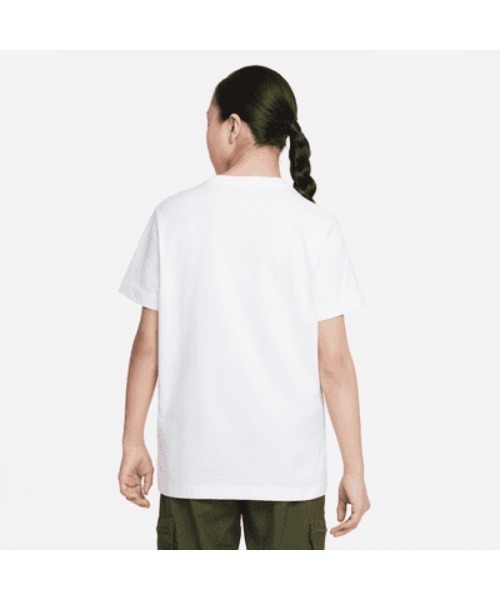 NIKE(ナイキ)の「《NIKEアパレル》ナイキ G NSW TEE FUTURA SS BOY(Tシャツ/カットソー・キッズ・ホワイト×ブラック/パープル・130/160/150/140)」の5枚目の写真