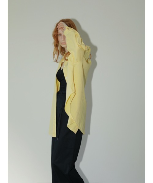 AMAIL(アマイル)の「Egg tart shirt(シャツ/ブラウス・レディース・ホワイト/ネイビー/イエロー・FREE)」の20枚目の写真