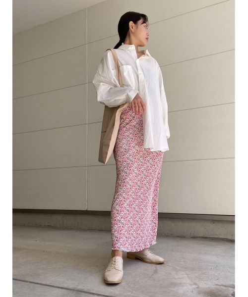 AMAIL(アマイル)の「Egg tart shirt(シャツ/ブラウス・レディース・ホワイト/ネイビー/イエロー・FREE)」の6枚目の写真