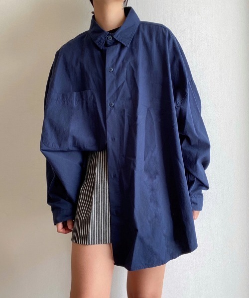 AMAIL(アマイル)の「Egg tart shirt(シャツ/ブラウス・レディース・ホワイト/ネイビー/イエロー・FREE)」の15枚目の写真