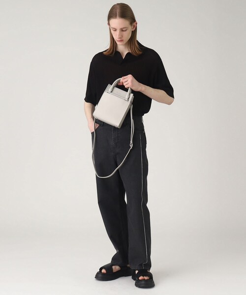 tk.TAKEO KIKUCHI（ティーケータケオキクチ）の「◆コンビ2WAYミニショルダーバッグ（ショルダーバッグ・メンズ・グレー/ブラック・00）」の11枚目の写真