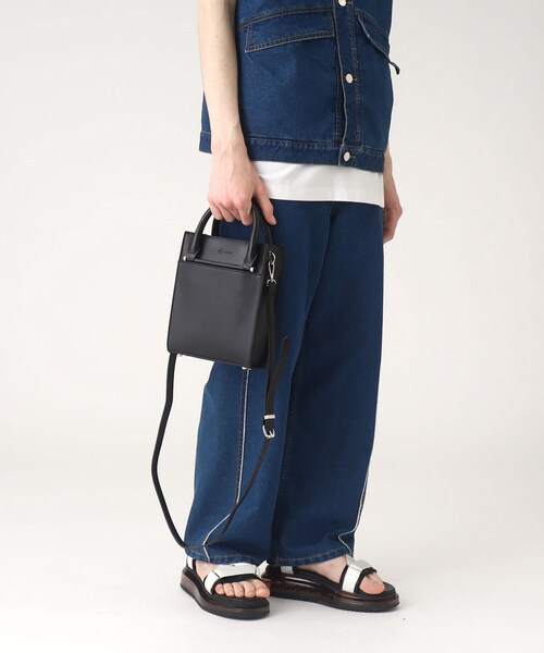 tk.TAKEO KIKUCHI（ティーケータケオキクチ）の「◆コンビ2WAYミニショルダーバッグ（ショルダーバッグ・メンズ・グレー/ブラック・00）」の4枚目の写真