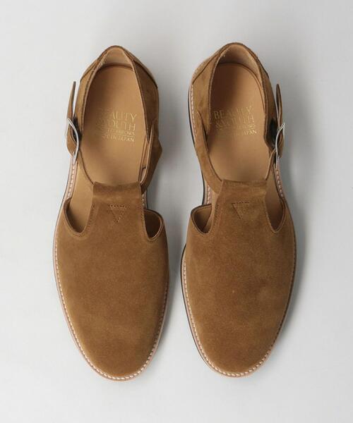 BEAUTY&YOUTH UNITED ARROWS（ビューティーアンドユースユナイテッドアローズ）の「フレンチ ストラップ シューズ（サンダル・メンズ・ブラウン・8/9/7/10）」の6枚目の写真