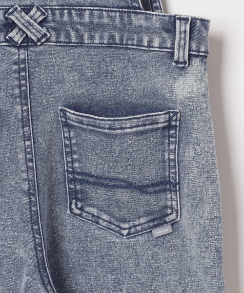 BAYFLOW（ベイフロー）の「[ストレッチ入りの軽量デニム]デニムサロペット（KIDS）（サロペット/オーバーオール・キッズ・スカイブルー・130cm/110cm/140cm/120cm）」の12枚目の写真