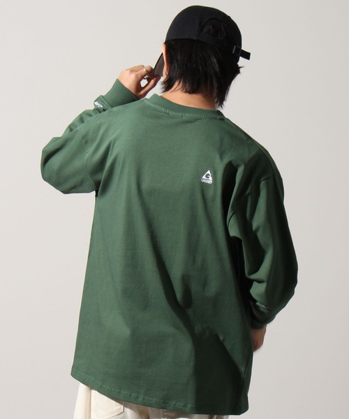 GERRY(ジェリー)の「【GERRY/ジェリー】ヘビーウェイト ワンポイントロゴ刺繍 ロングスリーブTシャツ(Tシャツ/カットソー・メンズ・グリーン/ブラック/ホワイト/アッシュグレー・L/M/LL)」の17枚目の写真
