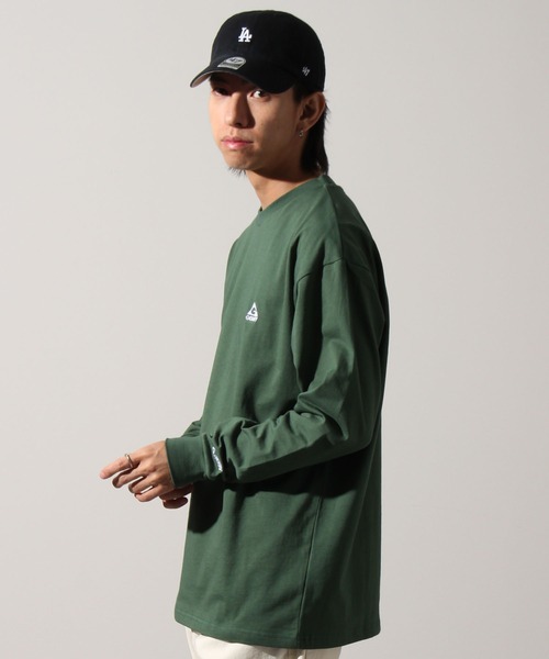 GERRY(ジェリー)の「【GERRY/ジェリー】ヘビーウェイト ワンポイントロゴ刺繍 ロングスリーブTシャツ(Tシャツ/カットソー・メンズ・グリーン/ブラック/ホワイト/アッシュグレー・L/M/LL)」の16枚目の写真
