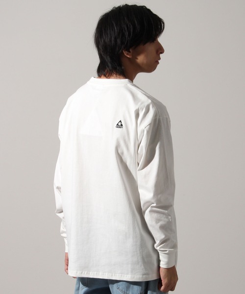 GERRY(ジェリー)の「【GERRY/ジェリー】ヘビーウェイト ワンポイントロゴ刺繍 ロングスリーブTシャツ(Tシャツ/カットソー・メンズ・グリーン/ブラック/ホワイト/アッシュグレー・L/M/LL)」の7枚目の写真