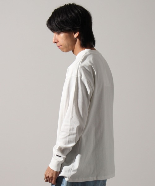 GERRY(ジェリー)の「【GERRY/ジェリー】ヘビーウェイト ワンポイントロゴ刺繍 ロングスリーブTシャツ(Tシャツ/カットソー・メンズ・グリーン/ブラック/ホワイト/アッシュグレー・L/M/LL)」の6枚目の写真