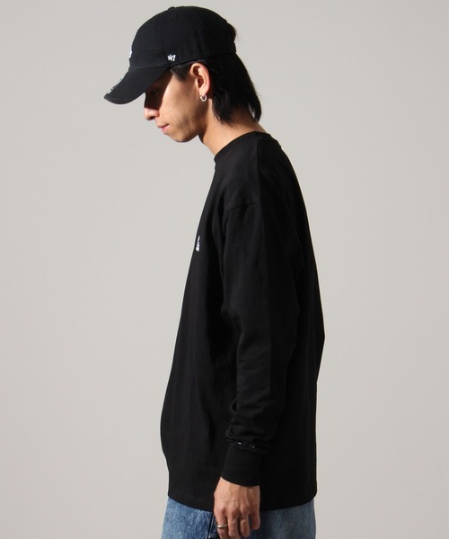 GERRY(ジェリー)の「【GERRY/ジェリー】ヘビーウェイト ワンポイントロゴ刺繍 ロングスリーブTシャツ(Tシャツ/カットソー・メンズ・グリーン/ブラック/ホワイト/アッシュグレー・L/M/LL)」の11枚目の写真