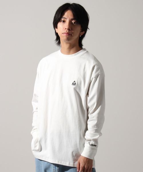 GERRY(ジェリー)の「【GERRY/ジェリー】ヘビーウェイト ワンポイントロゴ刺繍 ロングスリーブTシャツ(Tシャツ/カットソー・メンズ・グリーン/ブラック/ホワイト/アッシュグレー・L/M/LL)」の5枚目の写真