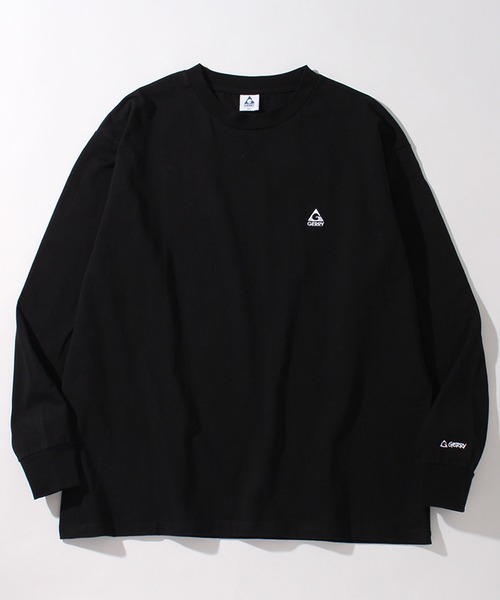 GERRY(ジェリー)の「【GERRY/ジェリー】ヘビーウェイト ワンポイントロゴ刺繍 ロングスリーブTシャツ(Tシャツ/カットソー・メンズ・グリーン/ブラック/ホワイト/アッシュグレー・L/M/LL)」の22枚目の写真