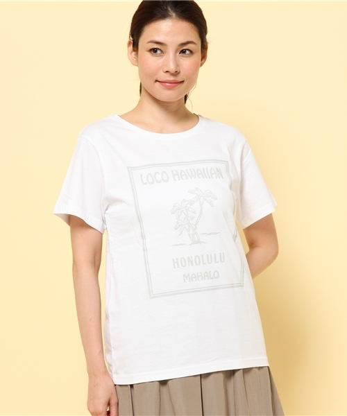 GIORDANO（ジョルダーノ）の「[GIORDANO]グラフィックプリントＴシャツ（Tシャツ/カットソー・レディース・その他1/その他2/その他3/その他4/その他5/その他6/その他7/その他8/その他9/その他10・FREE）」の5枚目の写真