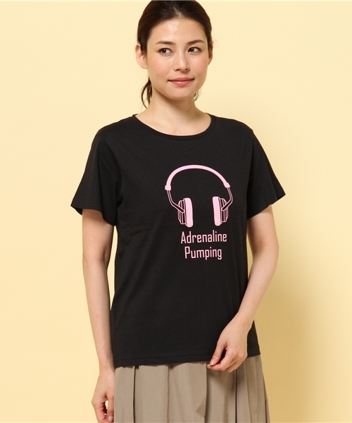 GIORDANO（ジョルダーノ）の「[GIORDANO]グラフィックプリントＴシャツ（Tシャツ/カットソー・レディース・その他1/その他2/その他3/その他4/その他5/その他6/その他7/その他8/その他9/その他10・FREE）」の9枚目の写真