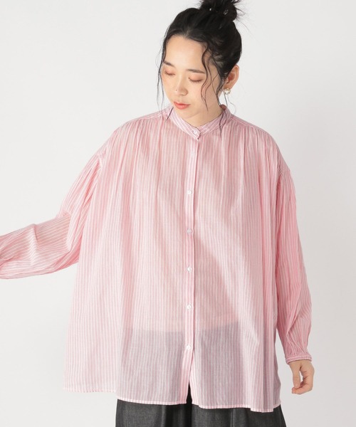 studio CLIP（スタディオクリップ）の「インドボイルギャザーブラウス