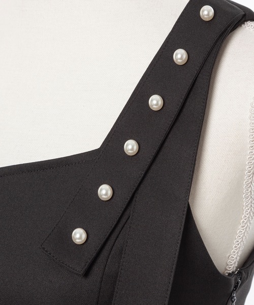 DearMyLoveMillor（ディアマイラブミラー）の「パールショルダージャンスカ（ワンピース・レディース・ベビーピンク/ブラック・MEDIUM/X-LARGE/XX-LARGE/LARGE）」の22枚目の写真