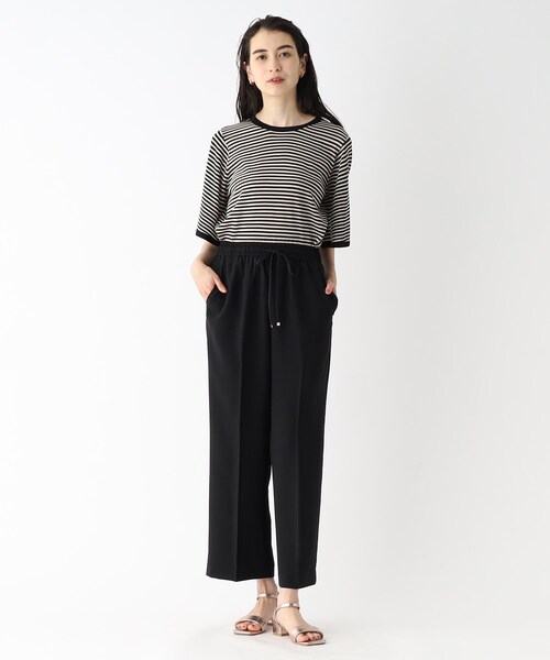 OPAQUE.CLIP（オペークドットクリップ）の「◆着丈が選べる！イージーワイドパンツ/セットアップ対応【洗濯機洗い可/イージーケア/ストレッチ/抗ピリング】（その他パンツ・レディース・ボルドー/ライトグレー/ブラック/ライトブルー・42/40/38/36/03/02）」の15枚目の写真