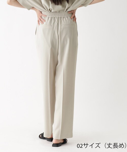 OPAQUE.CLIP（オペークドットクリップ）の「◆着丈が選べる！イージーワイドパンツ/セットアップ対応【洗濯機洗い可/イージーケア/ストレッチ/抗ピリング】（その他パンツ・レディース・ボルドー/ライトグレー/ブラック/ライトブルー・42/40/38/36/03/02）」の18枚目の写真