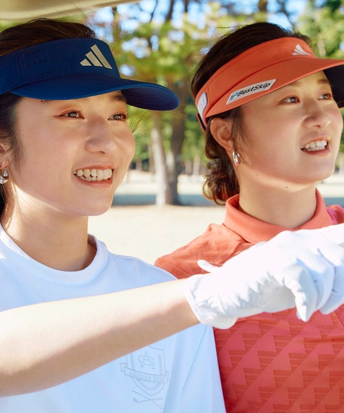 adidas(アディダス)の「ワイドブリムバイザー【adidas Golf/アディダスゴルフ】(サンバイザー・レディース・ホワイト/ブルー系その他/レッド/ライトグリーン・SMALL/MEDIUM)」の14枚目の写真