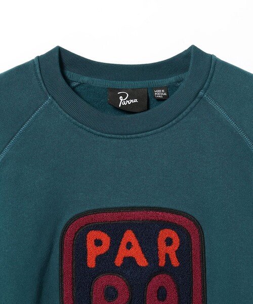 スウェット by Parra / fast food logo crew neck sweatshirt