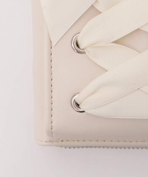 axes femme POETIQUE(アクシーズファムポエティック)の「スマホショルダーポシェット(スマホグッズ・レディース・キナリ/ピンク/ブラック・FREE)」の14枚目の写真