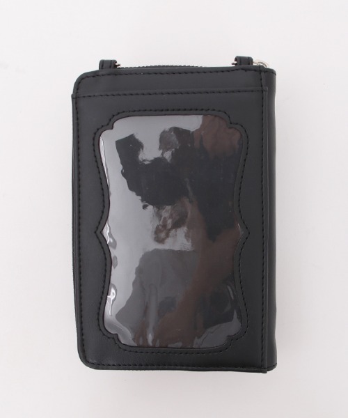 axes femme POETIQUE(アクシーズファムポエティック)の「スマホショルダーポシェット(スマホグッズ・レディース・キナリ/ピンク/ブラック・FREE)」の22枚目の写真