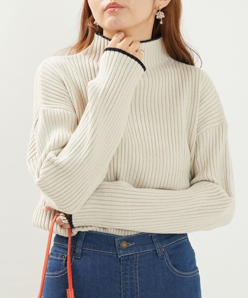 配色ラインハイネックプルオーバー M〜L FREAK'S STORE（フリークスストア）の「限定展開 配色ライン