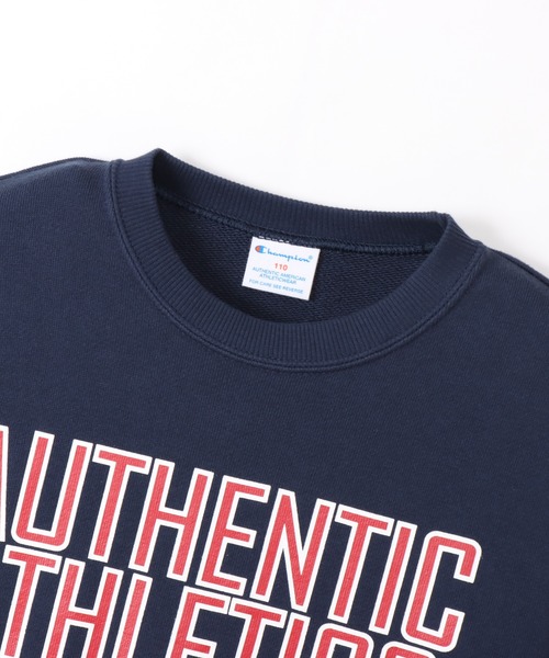 Champion(チャンピオン)の「【Champion/チャンピオン】キッズ クルーネックスウェットシャツ(スウェット・キッズ・ネイビー/オートミール/ダークグリーン/キャメル・140/110/100/120/130)」の20枚目の写真