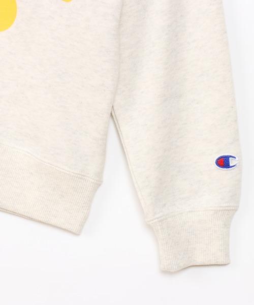 Champion(チャンピオン)の「【Champion/チャンピオン】キッズ クルーネックスウェットシャツ(スウェット・キッズ・ネイビー/オートミール/ダークグリーン/キャメル・140/110/100/120/130)」の8枚目の写真