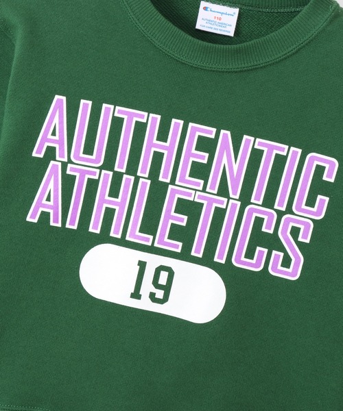 Champion(チャンピオン)の「【Champion/チャンピオン】キッズ クルーネックスウェットシャツ(スウェット・キッズ・ネイビー/オートミール/ダークグリーン/キャメル・140/110/100/120/130)」の14枚目の写真