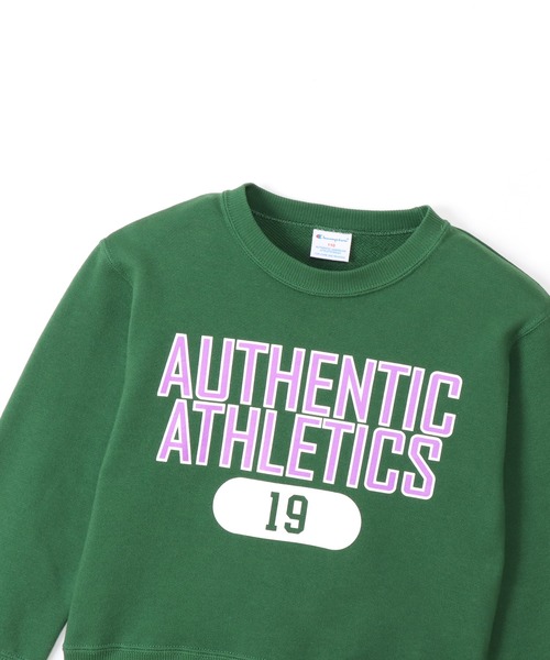 Champion(チャンピオン)の「【Champion/チャンピオン】キッズ クルーネックスウェットシャツ(スウェット・キッズ・ネイビー/オートミール/ダークグリーン/キャメル・140/110/100/120/130)」の15枚目の写真