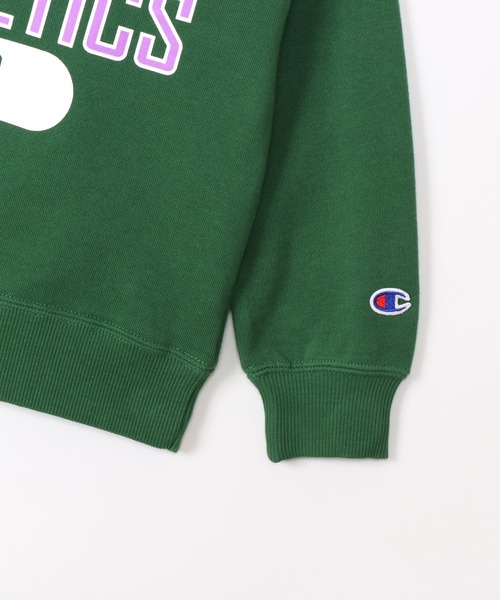 Champion(チャンピオン)の「【Champion/チャンピオン】キッズ クルーネックスウェットシャツ(スウェット・キッズ・ネイビー/オートミール/ダークグリーン/キャメル・140/110/100/120/130)」の17枚目の写真
