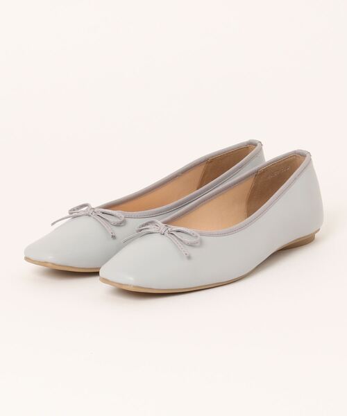 Doux archives（ドゥアルシーヴ）の「スクエアトゥバレエシューズ（バレエシューズ・レディース・グレー/ブラック・LARGE/MEDIUM）」の17枚目の写真