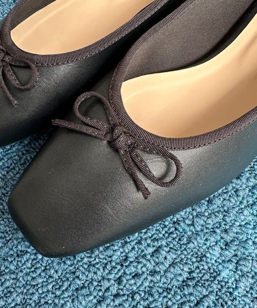 Doux archives（ドゥアルシーヴ）の「スクエアトゥバレエシューズ（バレエシューズ・レディース・グレー/ブラック・LARGE/MEDIUM）」の16枚目の写真