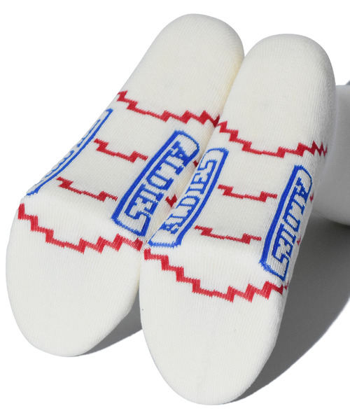 ALDIES（アールディーズ）の「Welcome Hi Socks / ウェルカムハイソックス（ソックス/靴下・メンズ・ホワイト/ブラック/パープル・MENS/WOMENS）」の9枚目の写真