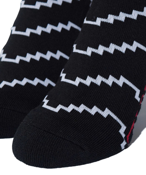 ALDIES（アールディーズ）の「Welcome Hi Socks / ウェルカムハイソックス（ソックス/靴下・メンズ・ホワイト/ブラック/パープル・MENS/WOMENS）」の14枚目の写真