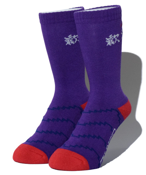 ALDIES（アールディーズ）の「Welcome Hi Socks / ウェルカムハイソックス（ソックス/靴下・メンズ・ホワイト/ブラック/パープル・MENS/WOMENS）」の17枚目の写真