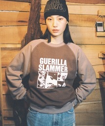 Cavish | A'GEM/9 × .kom『CAVISH/カビシ』GUERILLA SLAMMERS RAGLAN SWEATSHIRT/ラグラン スウェットシャツ(スウェット)
