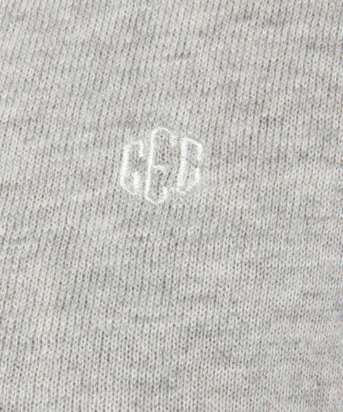 coen（コーエン）の「コットンカシミヤＶネックニットプルオーバー（ニット/セーター・レディース・ライトグレー/ネイビー・LARGE/MEDIUM）」の15枚目の写真