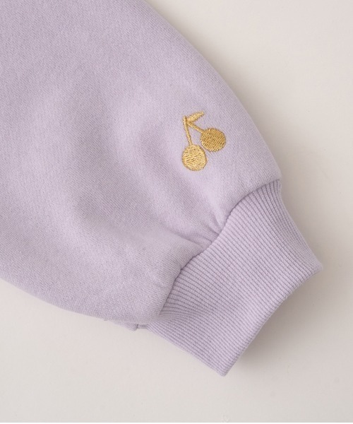 Lycee mine（リセマイン）の「【どっちが前でもOK!】【表コットン裏毛バイバイ裏起毛】コットンレーススウェット（スウェット・キッズ・ピンク/ネイビー/ラベンダー/ミント/グレイッシュベージュ・100cm/130cm/140cm/120cm/110cm/150cm）」の20枚目の写真