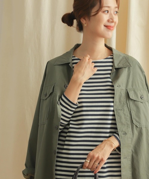 URBAN RESEARCH DOORS(アーバンリサーチドアーズ)の「ボーダーロングスリーブTシャツ(Tシャツ/カットソー・レディース・ブラック系その他/ブルー系その他・MEDIUM)」の17枚目の写真