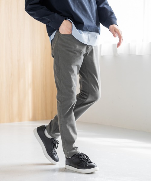 GLOBAL WORK（グローバルワーク）の「モーションテックスキニー＋WARM/704809（その他パンツ・メンズ・その他/ブラック/ネイビー/グレー系その他4/ライトベージュ・MEDIUM/LARGE/SMALL/X-SMALL/X-LARGE）」の3枚目の写真