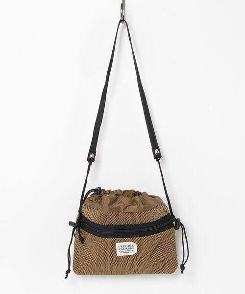 FREDRIK PACKERS（フレドリックパッカーズ）の「FREDRIK PACKERS / フレドリックパッカーズ / BELL SACK-S（ショルダーバッグ・レディース・ベージュ/ブラック・ONESIZE）」の10枚目の写真